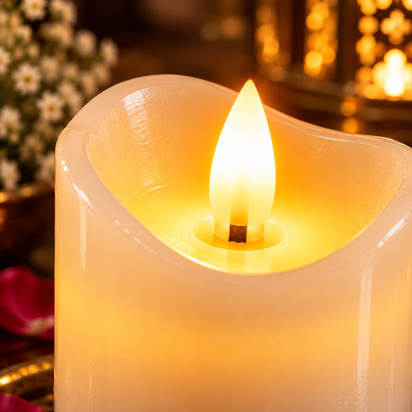 Smokeless LED Candle with Flickering Flame